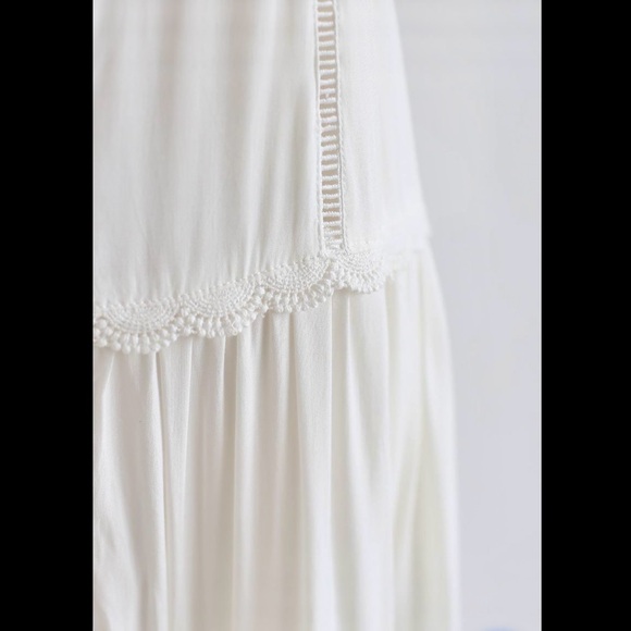 Chicwish White Midi Dress - Picture 5 of 9